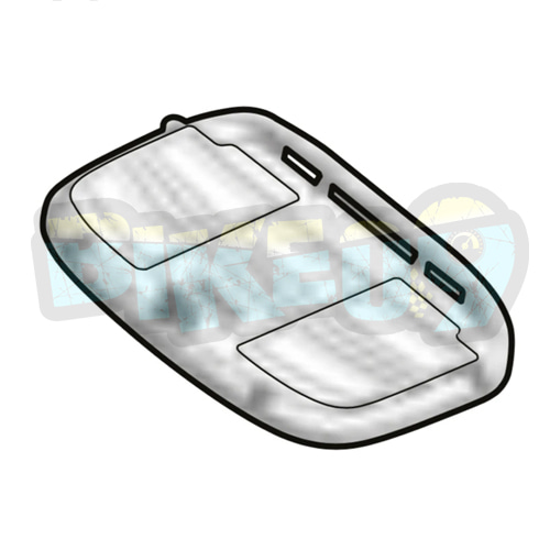 샤드 탑 박스 마운팅 플레이트 (미디엄) 케이스 액세서리 - 샤드 오토바이 탑박스 싸이드 케이스 가방 브라켓 D1B40PAR