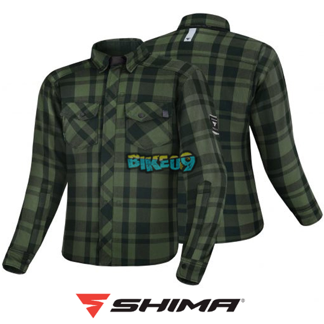 쉬마 남성용 레니게이드 2.0 리인포스트 셔츠 (그린) - 다이네즈 오토바이 용품 의류 안전 장비