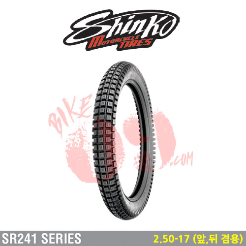 오토바이 타이어 신코타이어 SR241 2.50-17 (앞,뒤 겸용)