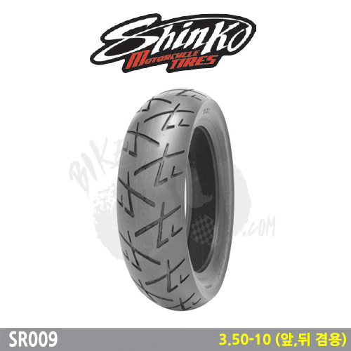 오토바이 타이어 신코타이어 SR009 3.50-10 (앞,뒤 겸용)