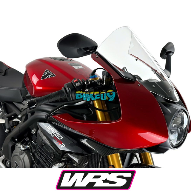 WRS 스포츠 윈드스크린 트라이엄프 스피드트리플 1200 RR 22-24 (색상 옵션 : 스모크/다크스모크/투명) - 윈드쉴드 오토바이 튜닝 부품 TR007