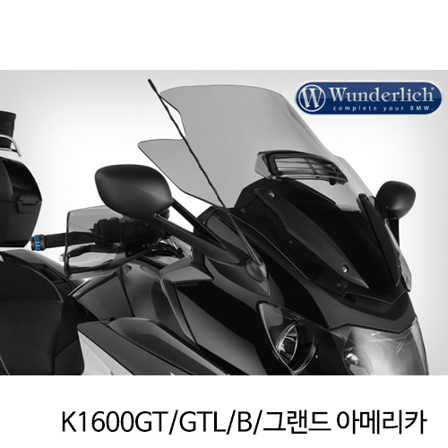 분덜리히 BMW 모토라드 K1600GT GTL B 그랜드 아메리카 투어링 스크린 MARATHON AIRVENTED 스모크그레이 35380-302