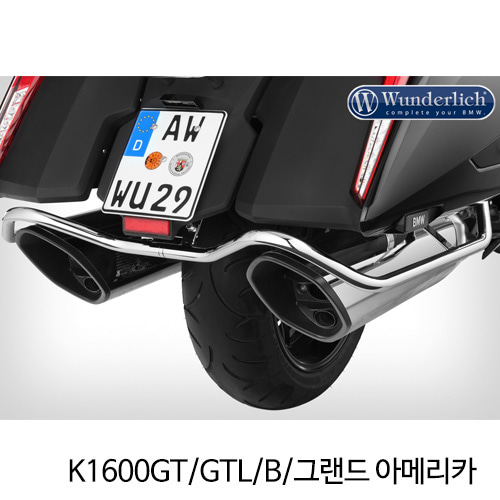 분덜리히 BMW 모토라드 K1600GT GTL B 그랜드 아메리카 케이스 프로텍션 바 크롬 A타입 35520-101