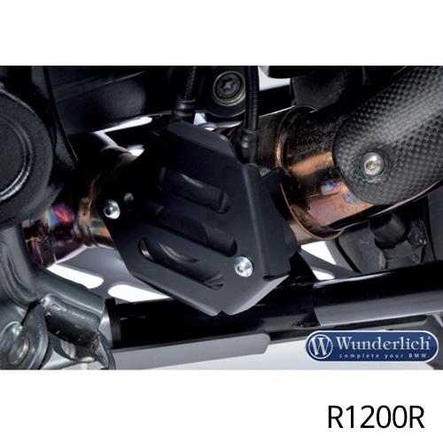 분덜리히 BMW 모토라드 R1200R 머플러 플랩 커버 블랙 26930-002