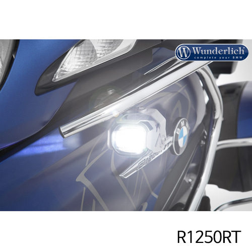 분덜리히 BMW 모토라드 R1250RT LED 추가 헤드라이트 마이크로 플루터 R1200/1250RT LC 실버 32890-301