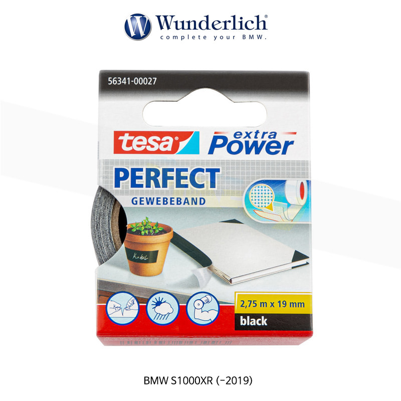 분덜리히 BMW 모토라드 S1000XR (-2019) Tesa cloth tape extra Power® Perfect (블랙) 41602-901