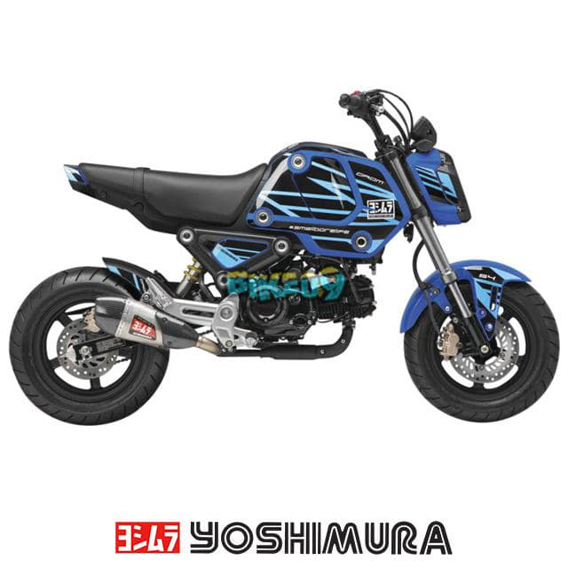 요시무라 혼다 MSX125 그롬 그래픽 키트 (엣지 블루) - 머플러 오토바이 튜닝 부품 800BL121220
