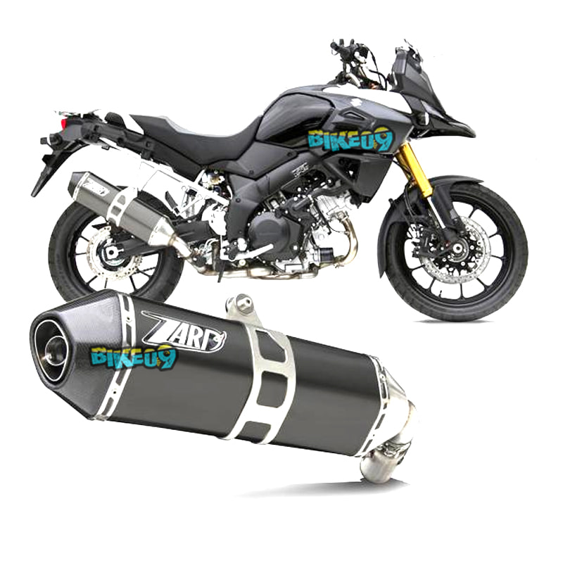 쟈드 이녹스 세라믹 블랙 레이싱 DL 1000 V-스톰 (14-) 슬립 온 - 오토바이 머플러 배기 ZS203SSR-B