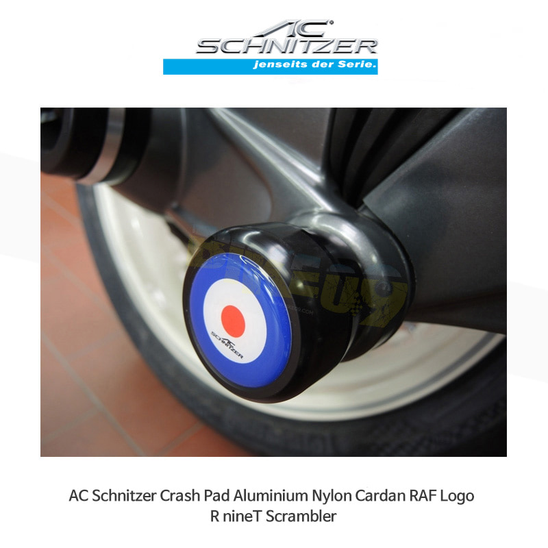 AC슈니처 BMW 알나인티 스크램블러 (17-20) 크래시 패드 알루미늄 Nylon Cardan RAF Logo S425-68778-15-003