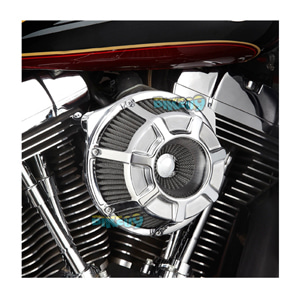 BEVELED 인버티드 시리즈 에어 클리너 크롬 - 알렌네즈 할리 오토바이 튜닝 파츠 부품 18-918
