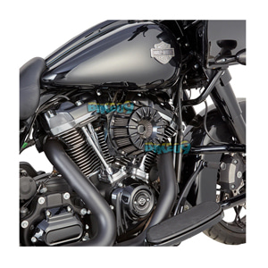 15-스포크 인버티드 시리즈 에어 클리너 블랙 - 알렌네즈 할리 오토바이 튜닝 파츠 부품 18-997
