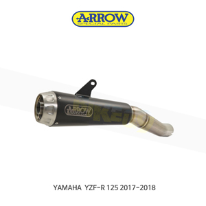 ARROW 애로우 SILENCER 레이싱 프로 레이스 스틸 다크/ 야마하 YZF-R125 (17-18) 51003PRN