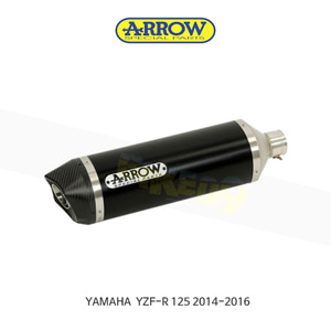 ARROW 애로우 SILENCER 스트리트 썬더 알루미늄 다크 카본/ 야마하 YZF-R125 (14-16) 51503AKN
