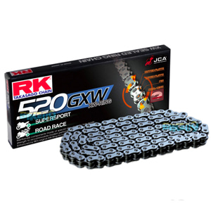 RK 520 GXW 하이 퍼포먼스 Sealed 체인, 120 링크, 520 사이즈 - 오토바이 금장 체인 RK520GXWBB-120