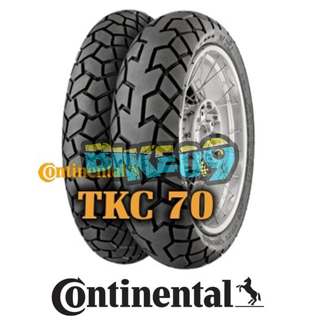 콘티넨탈 TKC 70 120/70 ZR 17 M/C (58W) TL TKC70 M+S Trail Adventure (Front) - 오토바이 타이어 부품