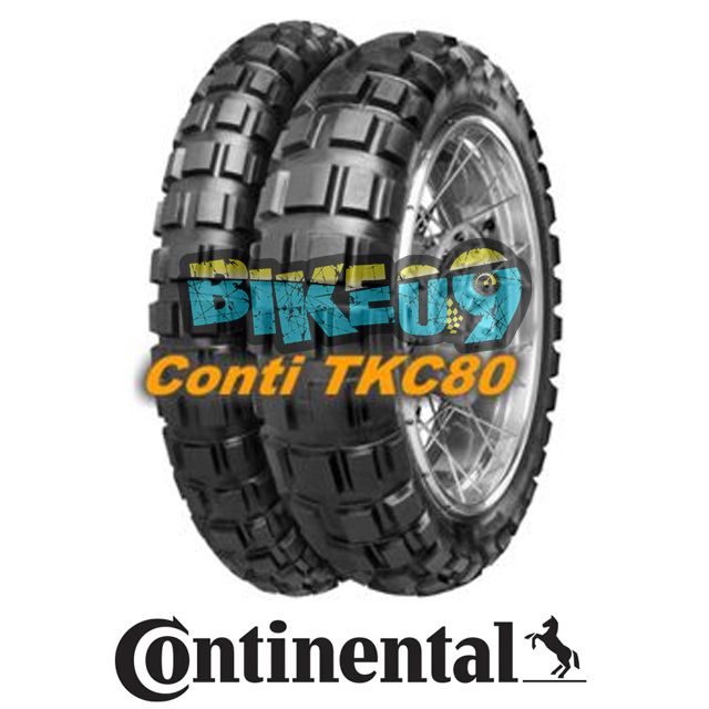 콘티넨탈 TKC 80 100/90-19 M/C 57S TT TKC80 M+S Trail Adventure (Front) - 오토바이 타이어 부품