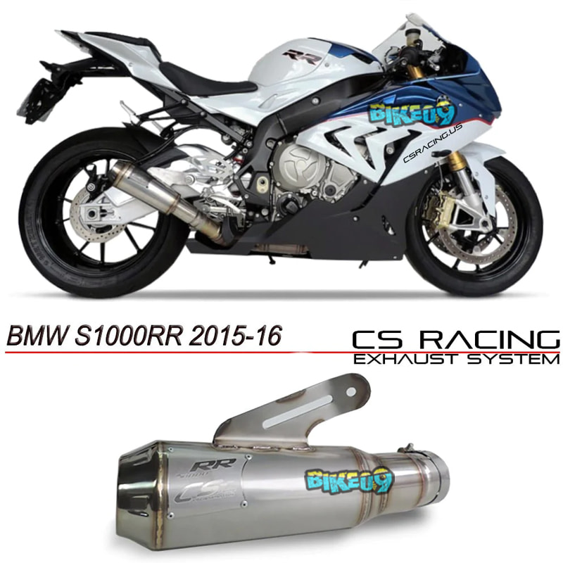 CS 레이싱 2015-16 BMW 오토바이 S1000RR | 머플러 + dB 킬러 | 뉴 모델 - 아크라 머플러 배기 촉매 도면포함 CS-BMW-S1000RR-1516SL
