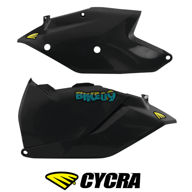 싸이크라 KTM 125/150/250/350/450 사이드 넘버 플레이트 (블랙) - 오토바이 튜닝 부품 1CYC-2555-12