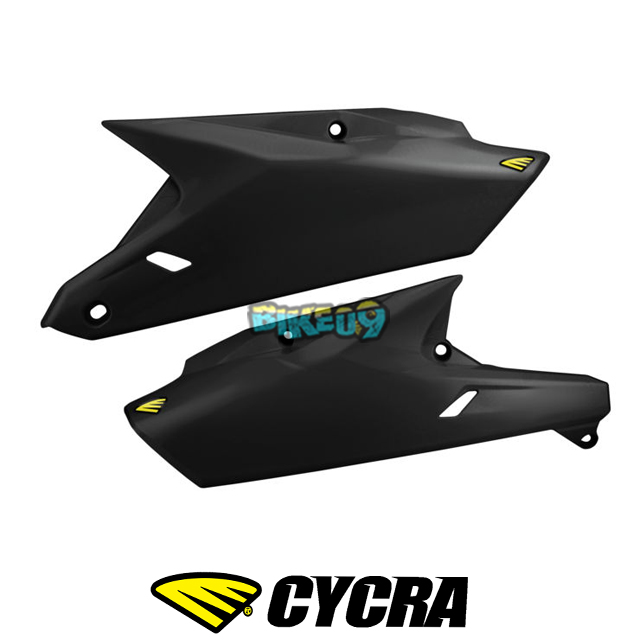 싸이크라 야마하 YZ250F/YZ450F 사이드 넘버 플레이트 (블랙) - 오토바이 튜닝 부품 1CYC-2776-12