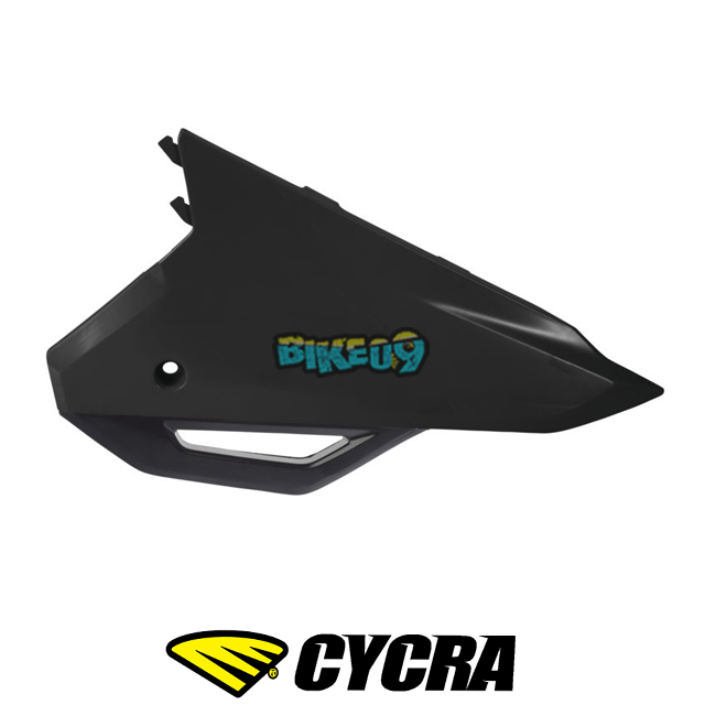 싸이크라 혼다 CRF250R/CRF450R 사이드 넘버 플레이트 (블랙) - 오토바이 튜닝 부품 1CYC-2900-12