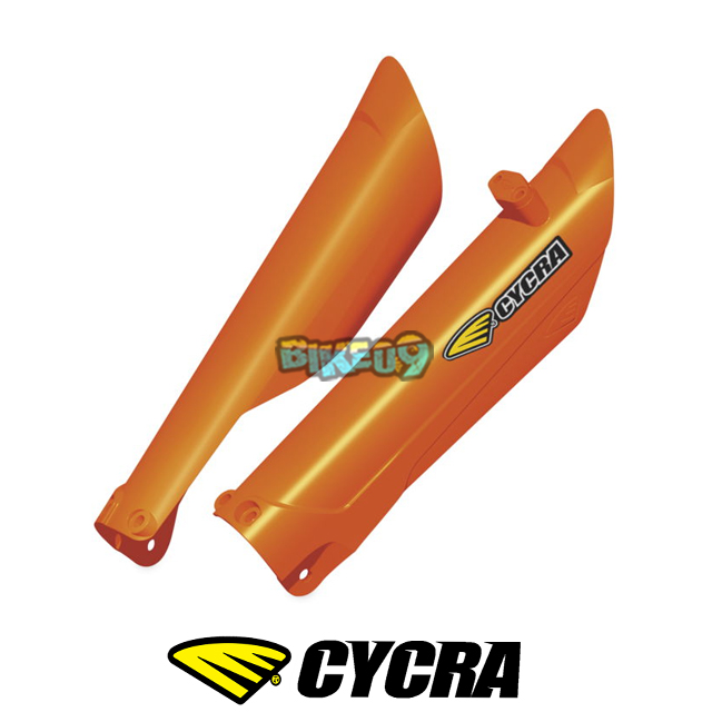 싸이크라 KTM 125/150/250/300/350/450/500 포크 가드 (오렌지) - 오토바이 튜닝 부품 1CYC-6905-22
