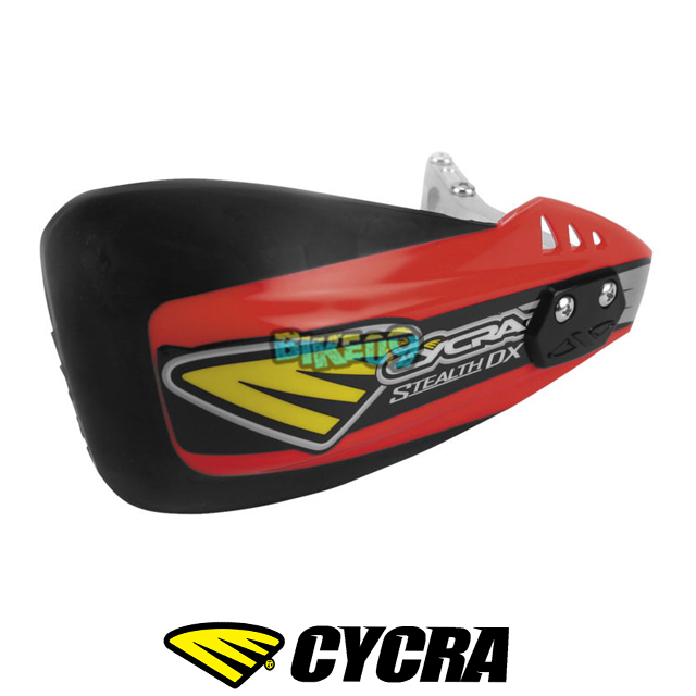 싸이크라 스텔스 DX 핸드쉴드 컴플리트 레이서 팩 (레드) - 오토바이 튜닝 부품 1CYC-0025-32X