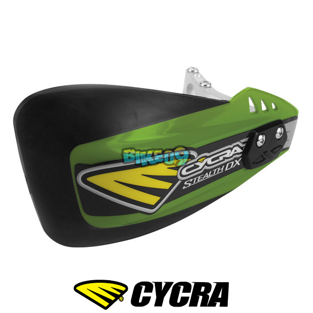 싸이크라 스텔스 DX 핸드쉴드 컴플리트 레이서 팩 (그린) - 오토바이 튜닝 부품 1CYC-0025-72X