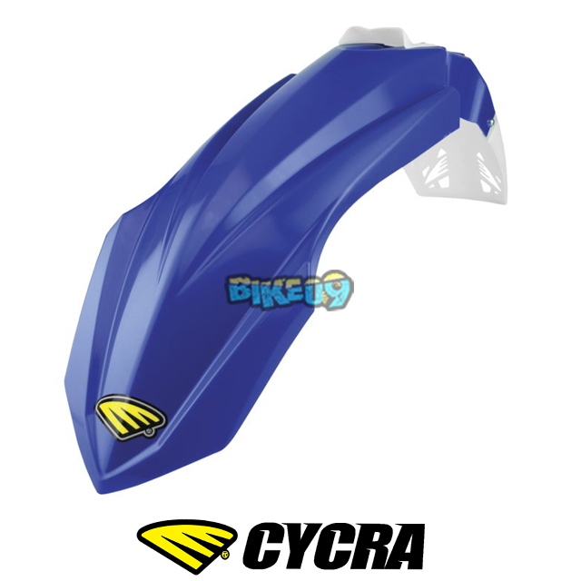 싸이크라 야마하 WR250F/WR450F/YZ125/YZ250/YZ450 Cycralite 프론트 펜더 (블루) - 오토바이 튜닝 부품 1CYC-1462-62