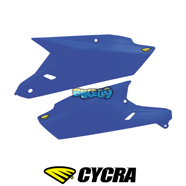 싸이크라 야마하 YZ250F/YZ450F 사이드 넘버 플레이트 (블루) - 오토바이 튜닝 부품 1CYC-2776-62