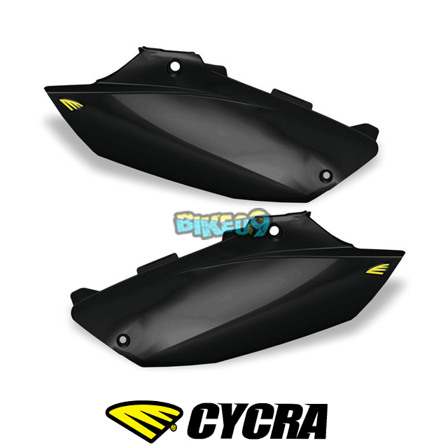 싸이크라 야마하 YZ125/YZ250 사이드 넘버 플레이트 (블랙) - 오토바이 튜닝 부품 1CYC-2777-12