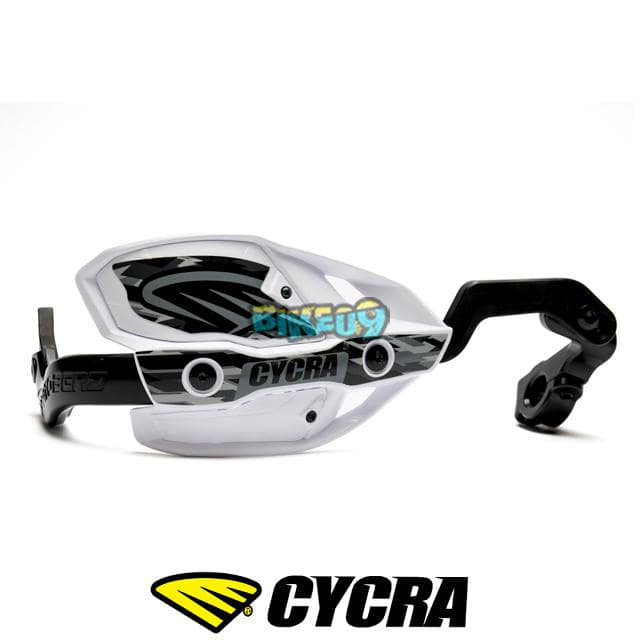 싸이크라 프로 벤드 CRM 울트라 핸드가드 (화이트) - 오토바이 튜닝 부품 1CYC-7410-42X