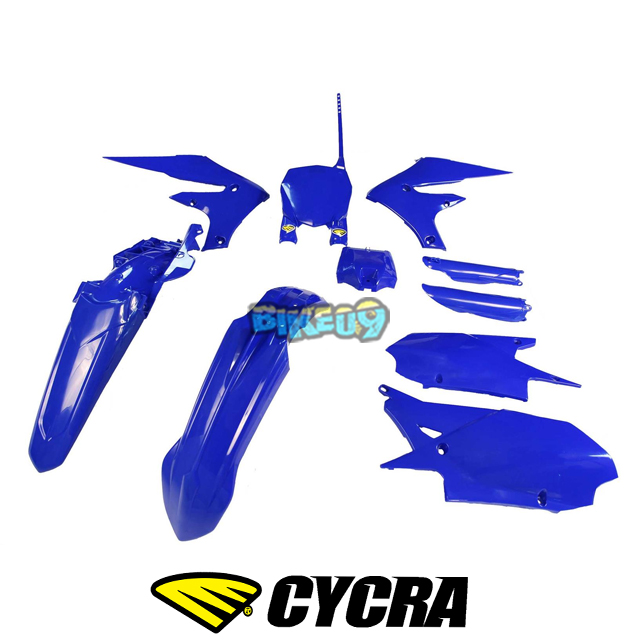 싸이크라 야마하 YZ250F/YZ450F 컴플리트 파워플로우 바디 키트 (블루) - 오토바이 튜닝 부품 1CYC-9327-62