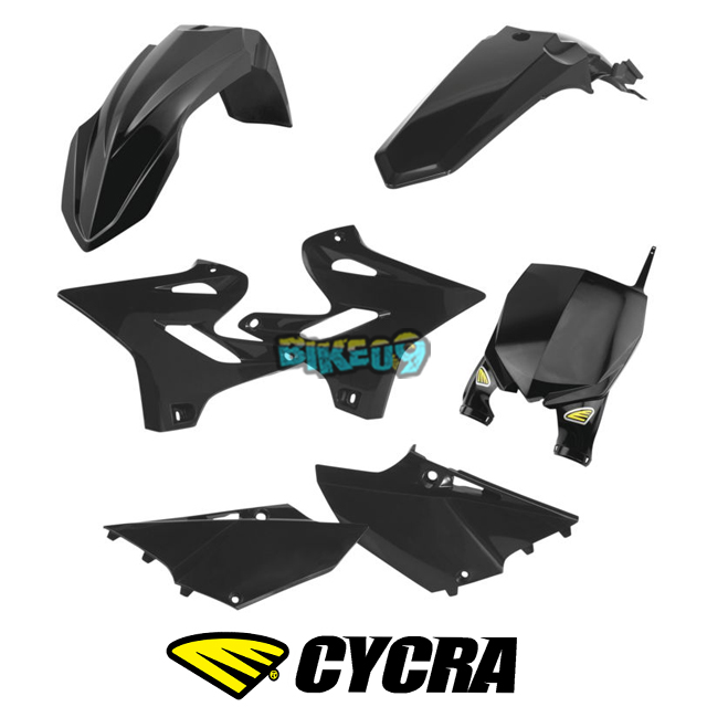 싸이크라 야마하 YZ125/YZ250 5-피스 레플리카 키트 (블랙) - 오토바이 튜닝 부품 1CYC-9416-12
