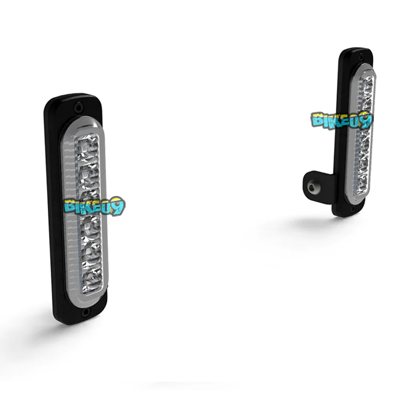 디날리 펜더 마운트가 있는 DRL 가시성 조명 키트 - 흰색 또는 호박색 - LED 오토바이 헤드라이트 라이트 안개등 DNL.DRL.10000.W