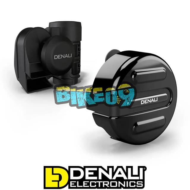 DENALI 데날리 SoundBomb™ V-트윈 듀얼-톤 에어 혼 크락션 커버 포함 (블랙 / 혼 크락션 / 마운트 &amp; 커버) - LED 안개등 오토바이 튜닝 부품 DNL.SB.VT100