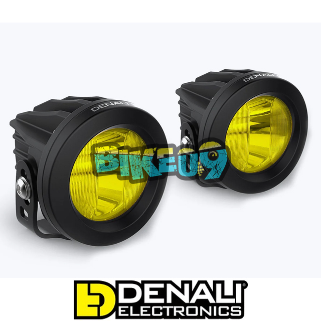 DENALI 데날리 DataDim™ 기술이 적용된 DR1 LED 조명 포드 (옐로우 페어) - LED 안개등 오토바이 튜닝 부품 DNL.DR1.050.Y
