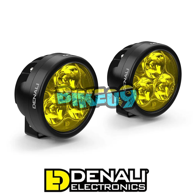 DENALI 디날리 DataDim™ 기술이 적용된 D3 LED 운전등 포드 (옐로우 페어) - LED 안개등 오토바이 튜닝 부품 DNL.D3.050.Y