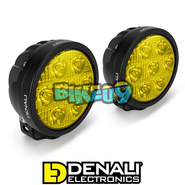 DENALI 데날리 DataDim™ 기술이 적용된 D7 LED 조명 포드 (옐로우 페어) - LED 안개등 오토바이 튜닝 부품 DNL.D7.050.Y