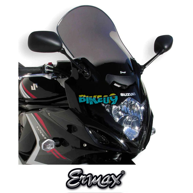 ERMAX 투어링 스크린 | 블랙 | 스즈키 GSX 1250 FA 10-16 - 윈드 쉴드 스크린 오토바이 튜닝 부품 E010456103