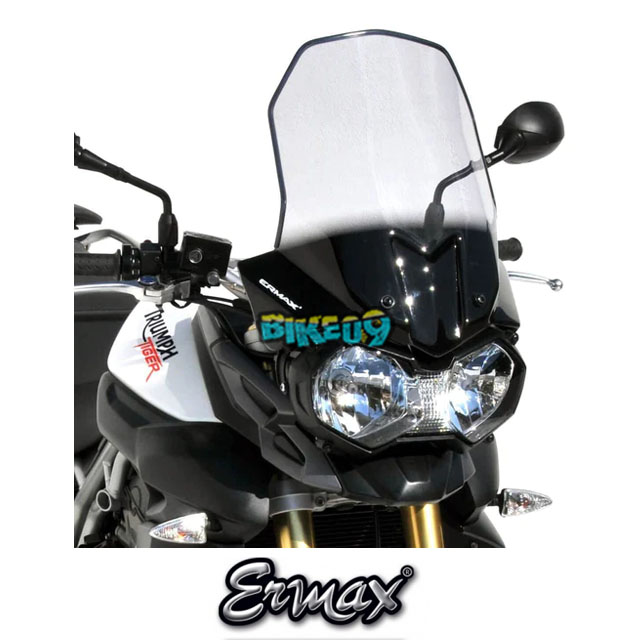 ERMAX 투어링 스크린 | 클리어 | 트라이엄프 타이거 800 - 윈드 쉴드 스크린 오토바이 튜닝 부품 E012101033
