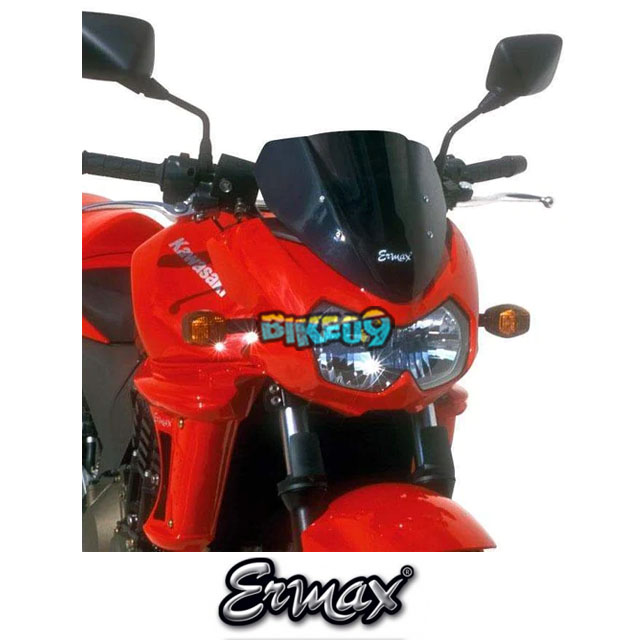 ERMAX 오리지널 스크린 | 블랙 | 가와사키 Z 750 04-06 - 윈드 쉴드 스크린 오토바이 튜닝 부품 E020356055