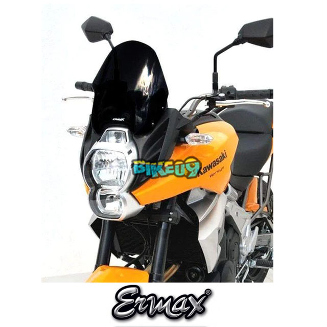 ERMAX 오리지널 스크린 | 블랙 | 가와사키 버시스 650 10-14 - 윈드 쉴드 스크린 오토바이 튜닝 부품 E020356078