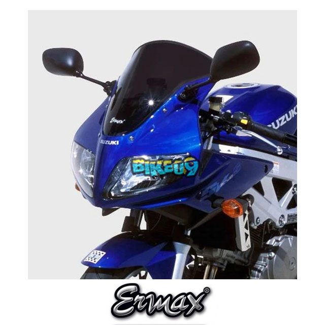 ERMAX 오리지널 스크린 | 다크 스모크 | 스즈키 SV 650 N 03-16 - 윈드 쉴드 스크린 오토바이 튜닝 부품 E020456068