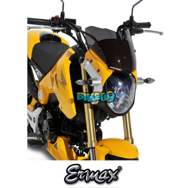 ERMAX 스포츠 스크린 | 다크 스모크 | 혼다 MSX 125 13-16 - 윈드 쉴드 스크린 오토바이 튜닝 부품 E030103138