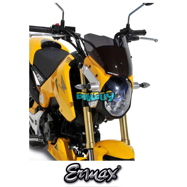 ERMAX 스포츠 스크린 | 라이트 스모크 | 혼다 MSX 125 13-16 - 윈드 쉴드 스크린 오토바이 튜닝 부품 E030154138