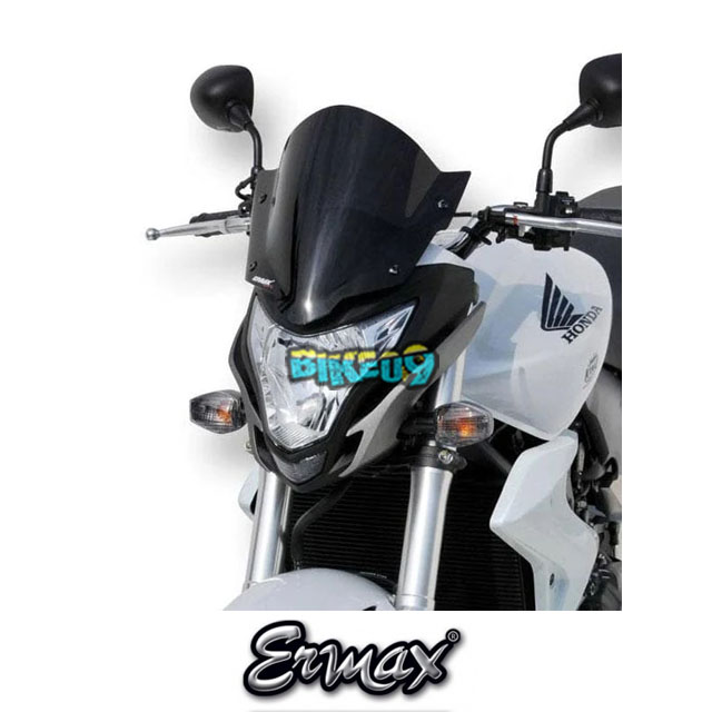 ERMAX 스포츠 스크린 | 블랙 | 혼다 CB 600 F 호넷 11-13 - 윈드 쉴드 스크린 오토바이 튜닝 부품 E030156S98