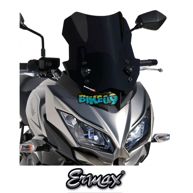 ERMAX 스포츠 스크린 | 클리어 | 가와사키 버시스 650 15-18 - 윈드 쉴드 스크린 오토바이 튜닝 부품 E030301089