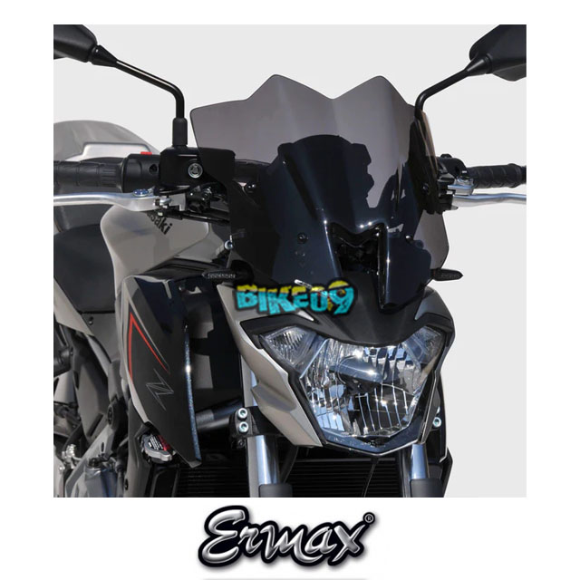 ERMAX 스포츠 스크린 | 그린 | 가와사키 Z 1000 14- - 윈드 쉴드 스크린 오토바이 튜닝 부품 E030308087