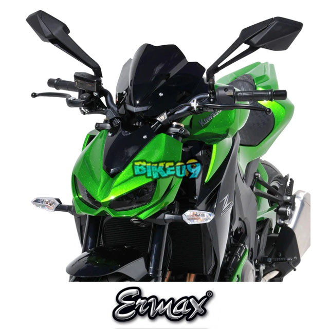 ERMAX 스포츠 스크린 | 오렌지 | 가와사키 Z 1000 14- - 윈드 쉴드 스크린 오토바이 튜닝 부품 E030311087