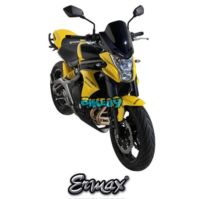 ERMAX 스포츠 스크린 | 블랙 | 가와사키 ER-6N 12-16 - 윈드 쉴드 스크린 오토바이 튜닝 부품 E030356082